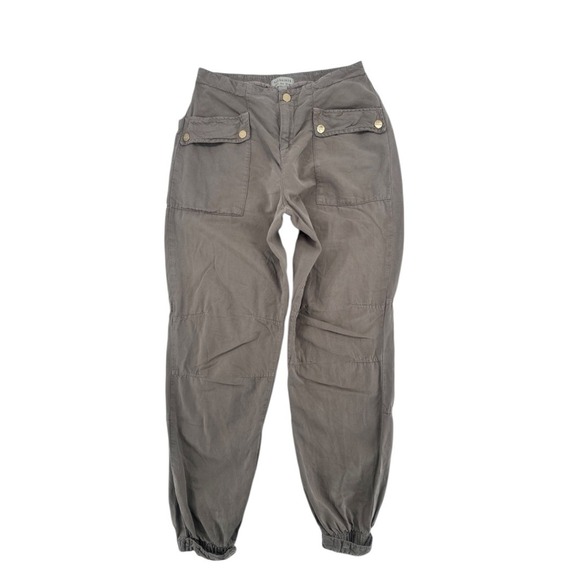 AllSaints Val Cargo Pants Tencel Linen Blend Size 8 NWOT - Picture 9 of 10